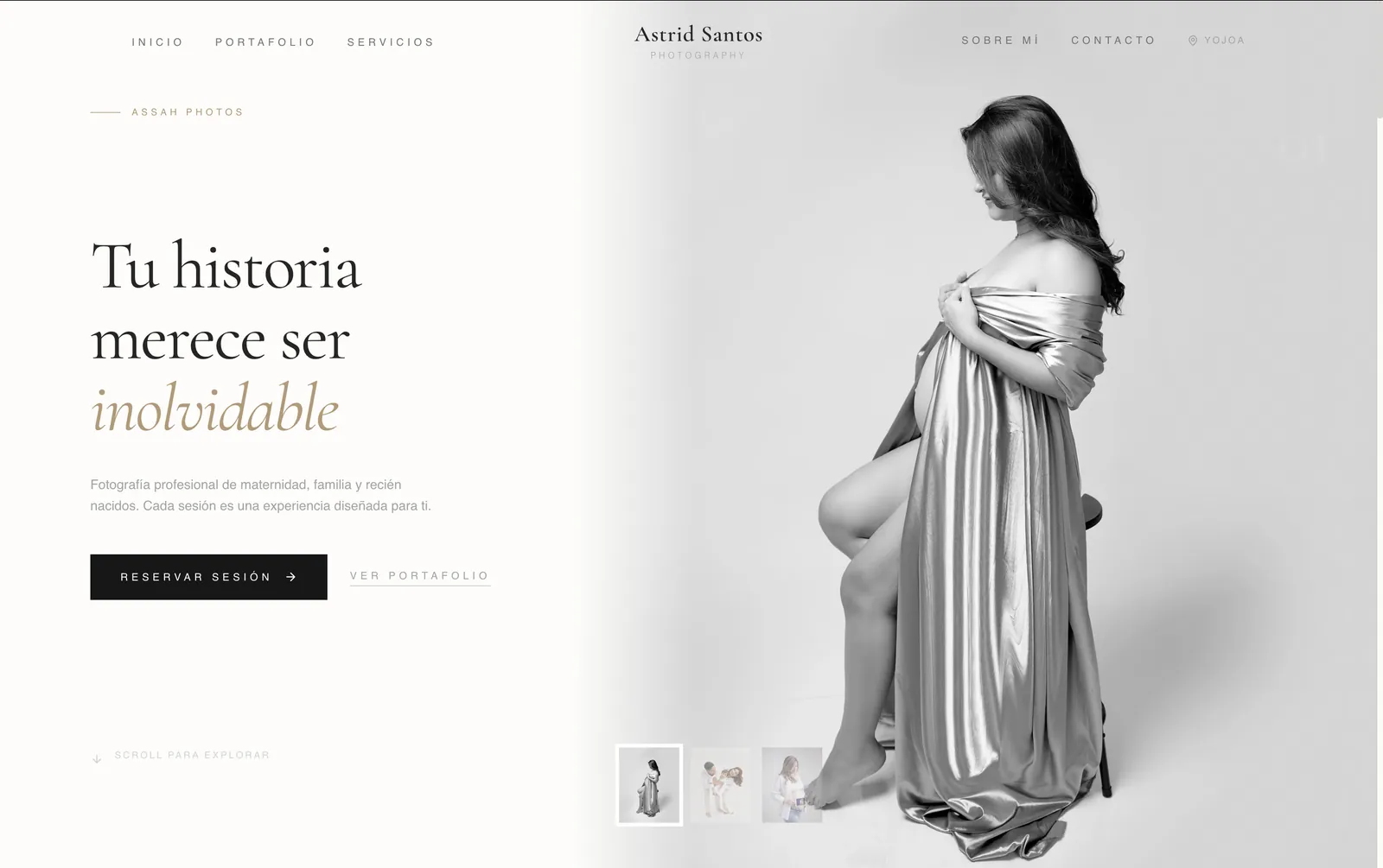 Proyecto: Assah Photography