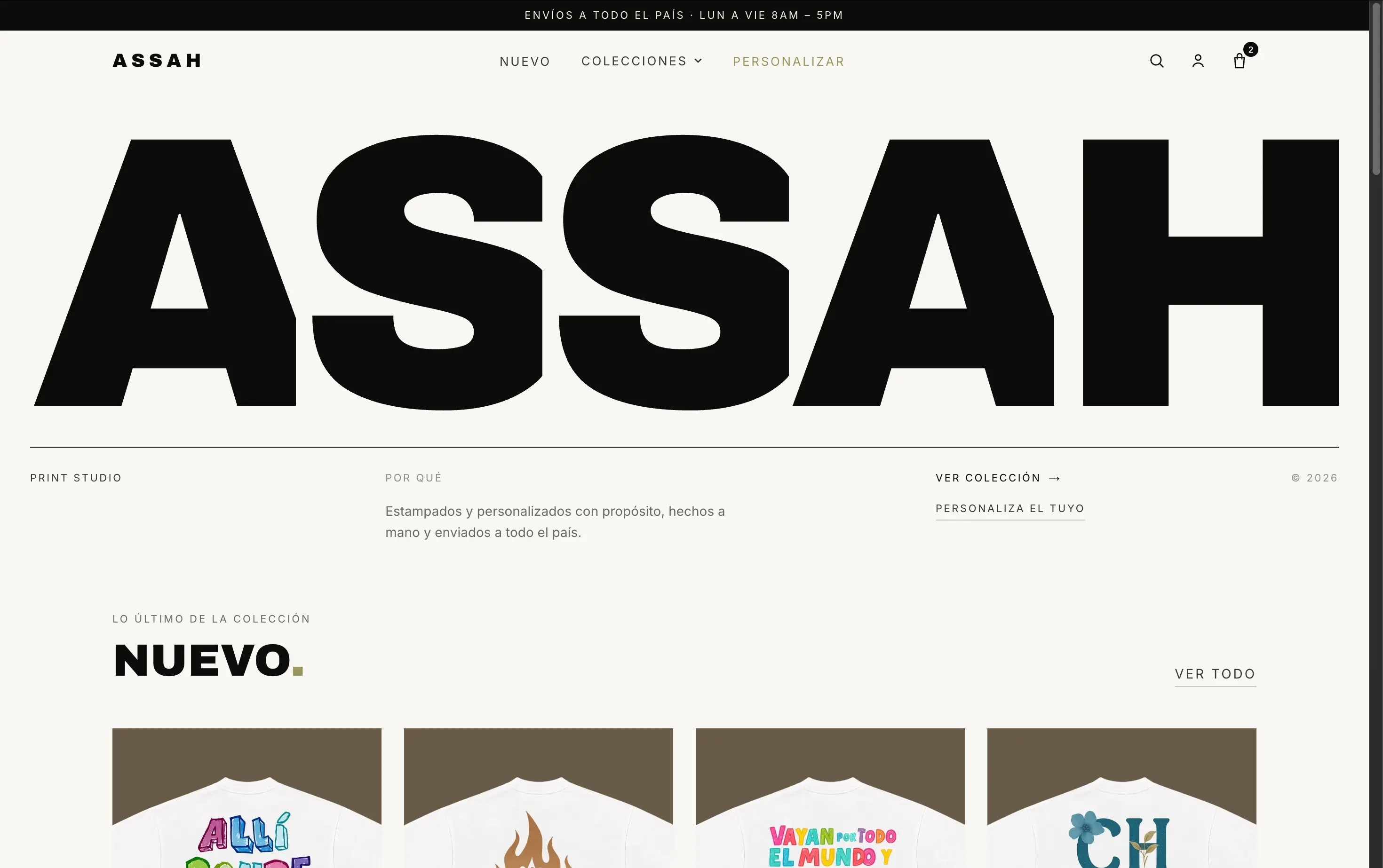 Proyecto: Assah Shop